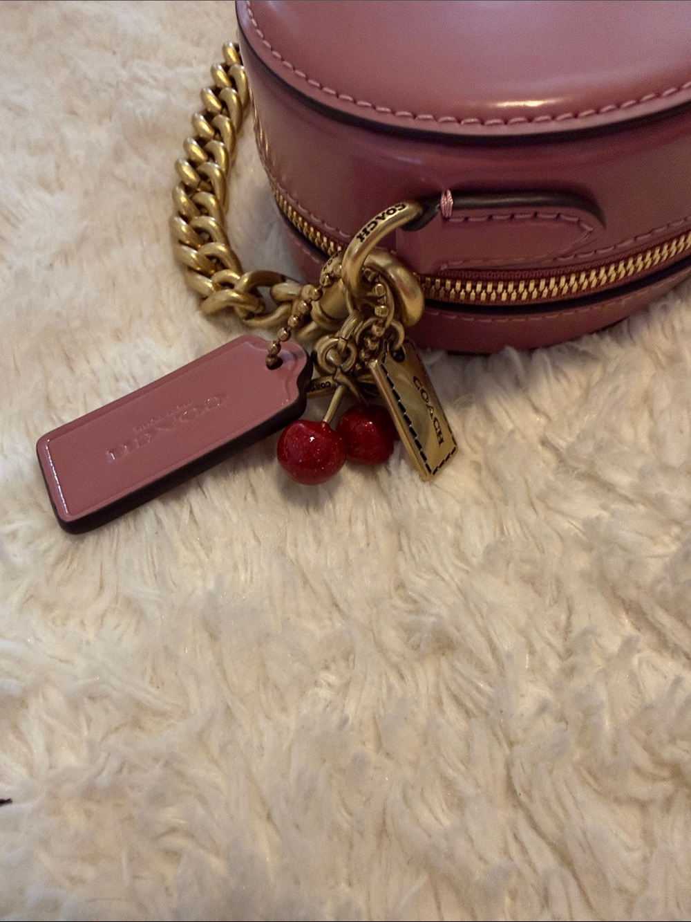COACH Heart Crossbody Bag 14
With Charms spazzolato Peony pink - Picture 6 of 13
